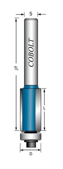 Cobolt Kantfräs D=13 L=25 TL=64 | toolab.se