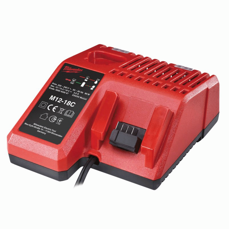 Milwaukee M12-18 C Batteriladdare (12-18V) - batterier
