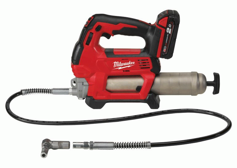 Milwaukee M18 GG-201C Smörjspruta 18V (1x2,0ah) - batterier