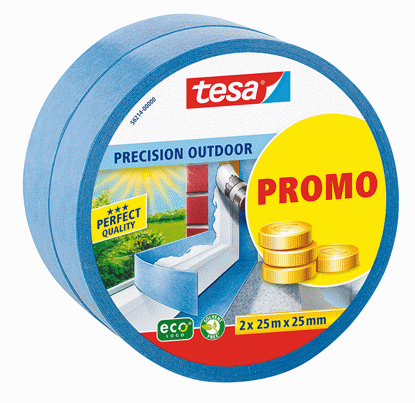 Tesa Outdoor Maskeringstejp 2-P 25mm (25m)