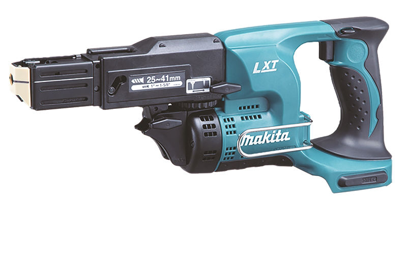 Makita DFR450Z Skruvautomat 18V (Naken) - batteri laddare
