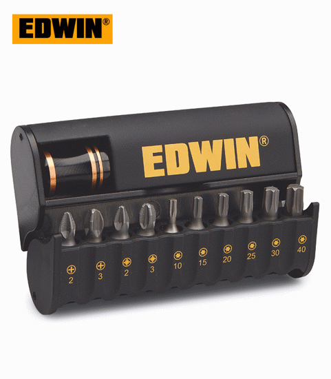 EDWIN Bitssats Gold PH/PZ/TX (11-delar)