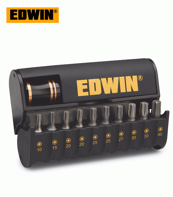 EDWIN Bitssats Gold TX (11-delar) - med