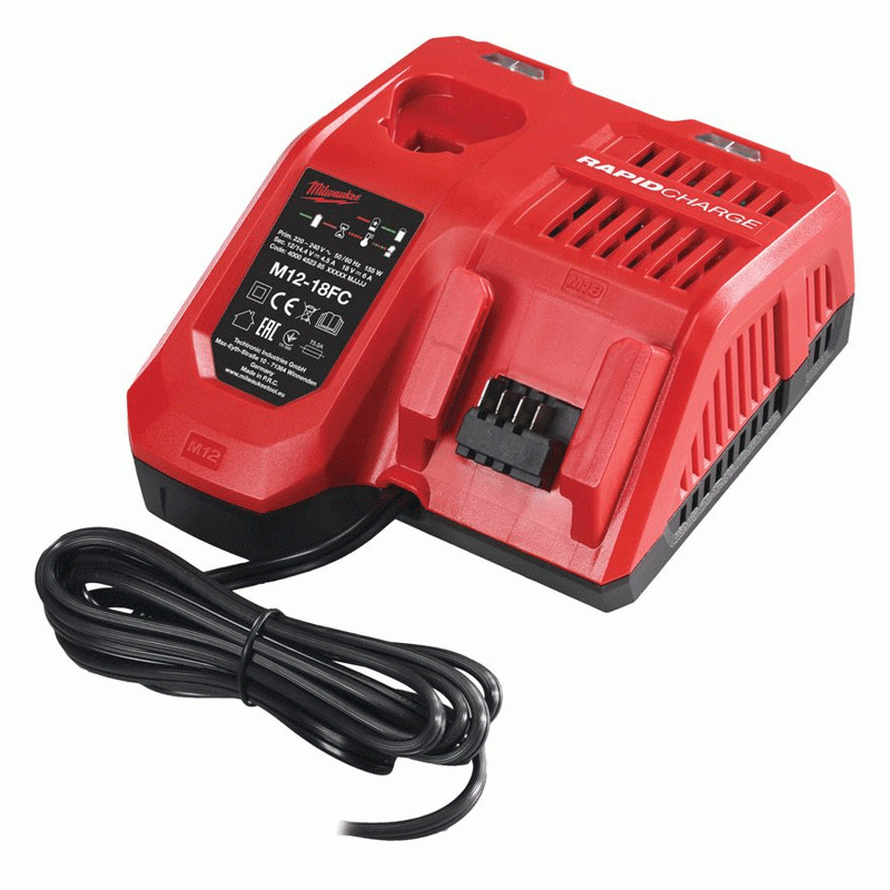 Milwaukee M12-18 FC Batteriladdare (12-18V) - batterier