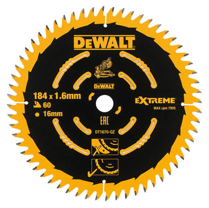 DeWalt Sågklinga 184mm DT1670 för DCS365 | toolab.se