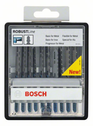 Bosch Sticksågblad Metall Robustline Tskaft 10-delar
