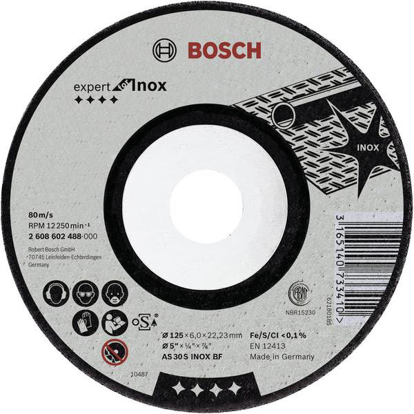 Bosch Försänkt Navrondell Rostfritt - inox
