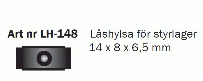 Cobolt Låshylsa 8 x 14 mm - frässtål