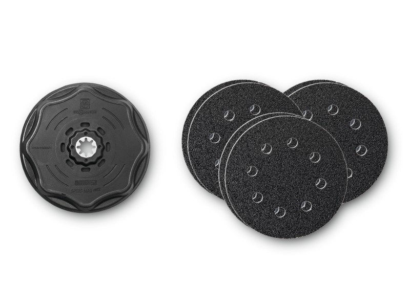 FEIN Sliprondell STARLOCK-Plus Sats Med Slippapper Ø115 - mm