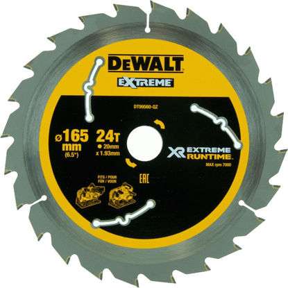 DeWalt DT99560 Sågklinga XR 165mm 24T (Universal)