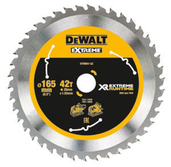 DeWalt DT99561 Sågklinga XR 165mm 42T (Fina Snitt)