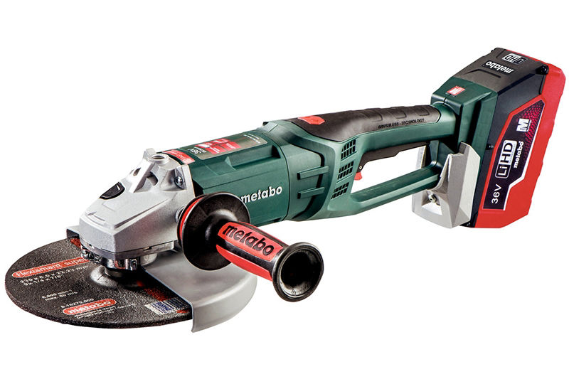 Metabo WPB 36 LTX BL 230 Vinkelslip 36V LiHD (2x6,2ah) - batteridriven