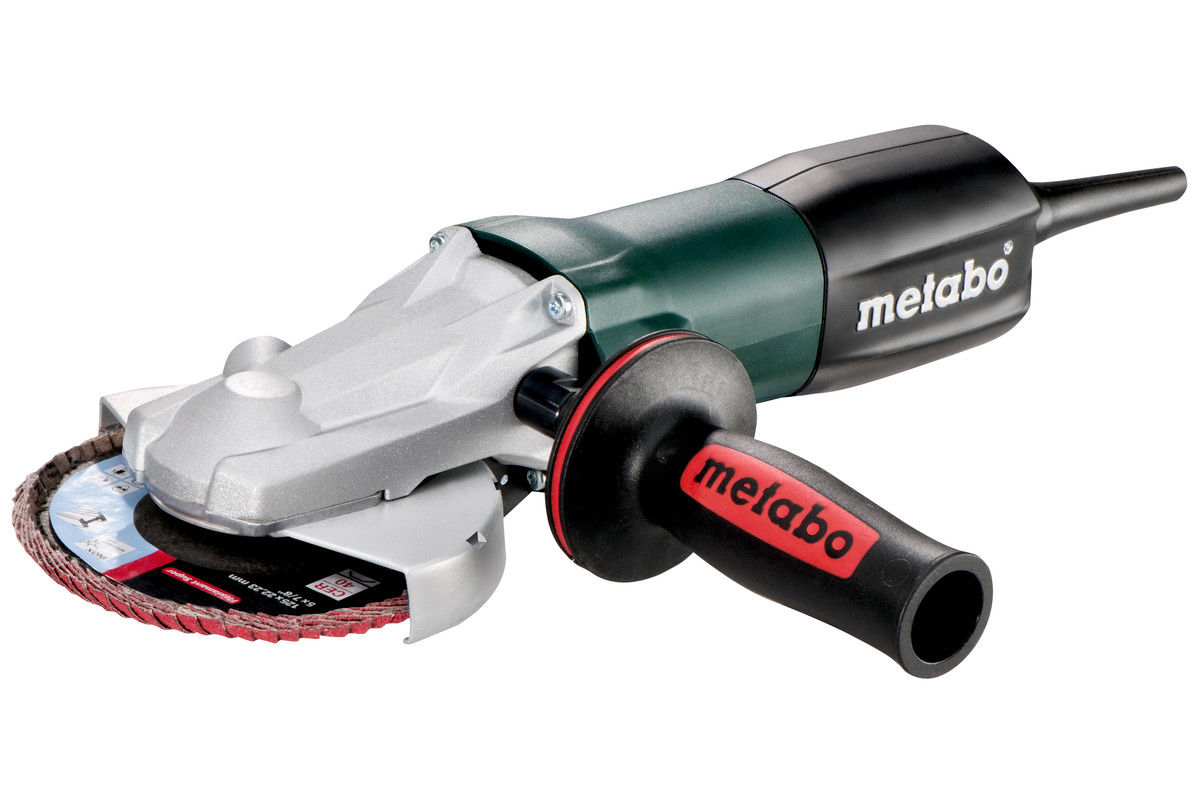 Metabo WEF 9-125 QUICK Vinkelslip m. platt huvud 910W (125mm) - med