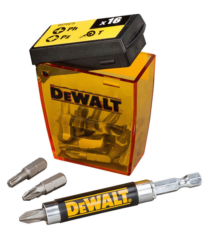 DeWalts DT71573 Bitslåda Mix TX/PH/PZ (16-delar) - med