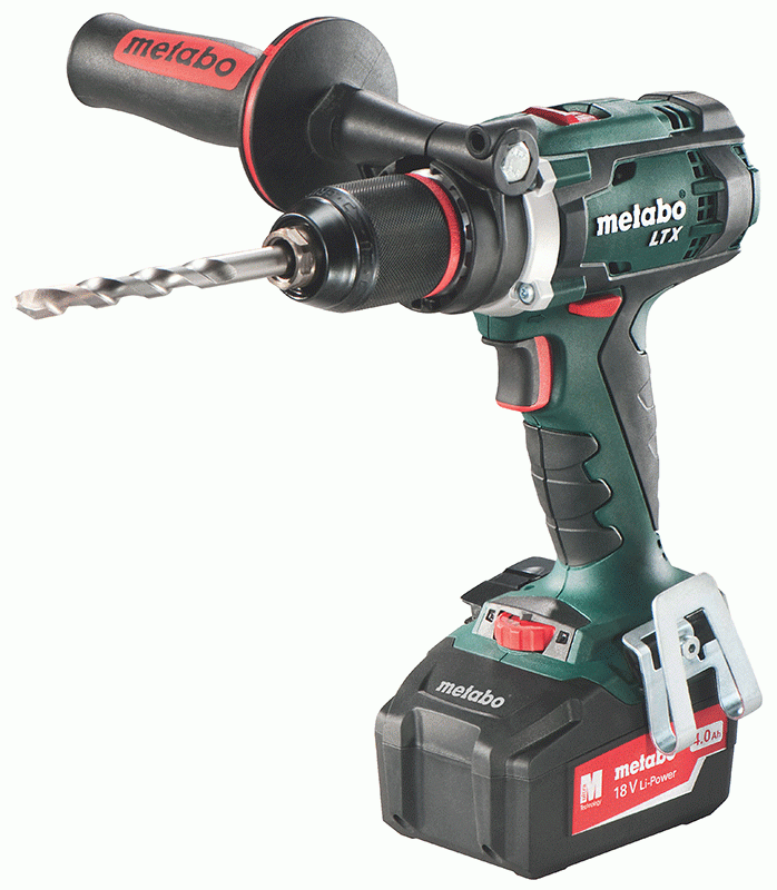 Metabo BS 18 LTX IMPULS Borr-/Skruvdragare 18V (2x4,0ah) - med