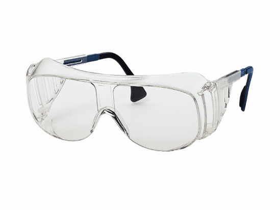 UVEX Skyddsglasögon att bäras ovanpå befintliga glasögon