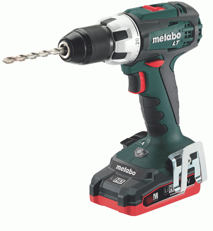 Metabo BS 18 LT Borr-/Skruvdragare 18V LiHD (2x3,1ah) - med