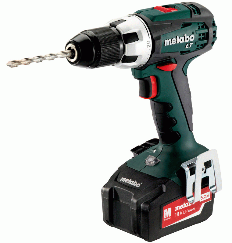 Metabo BS 18 LT Borr-/Skruvdragare 18V (2x5,2ah) - med