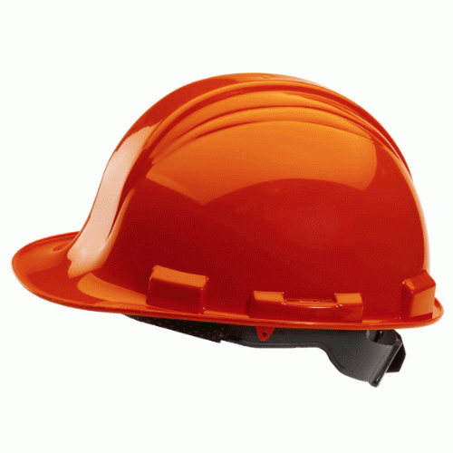 North A-69R Skyddshjälm HDPE (ORANGE) - med