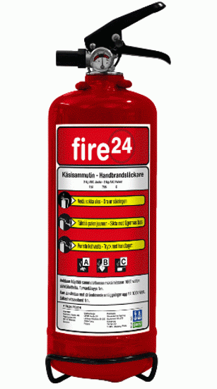 Housegard Brandsläckare Pulver 6KG FIRE24