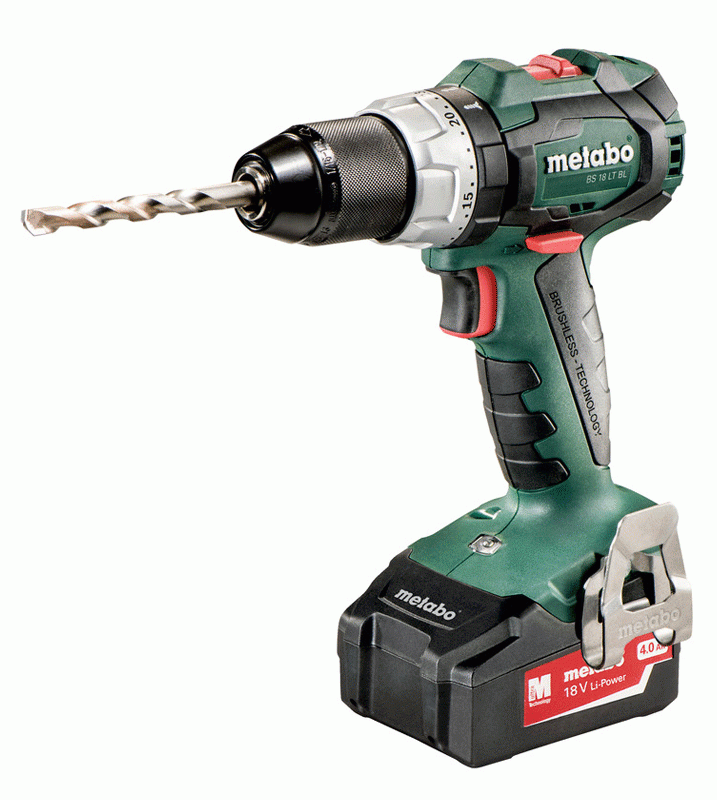 Metabo BS 18 LT BL Borr-/Skruvdragare 18v (2x4,0ah) - med