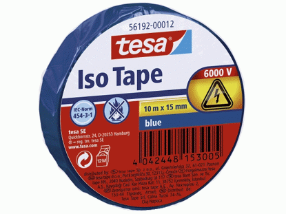 Tesa 56192 Eltejp Blå 15mm x 10m