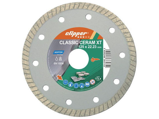 Norton Diamantkapklinga Classic Ceram 125x22,23mm "Classic Ceram XT"