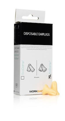 Hörselpropp Worksafe ProDamp 20 par/frp Ljusorange