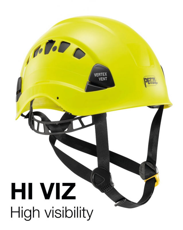 Petzl Vertex Vent Skyddshjälm Hi-Viz Gul - med