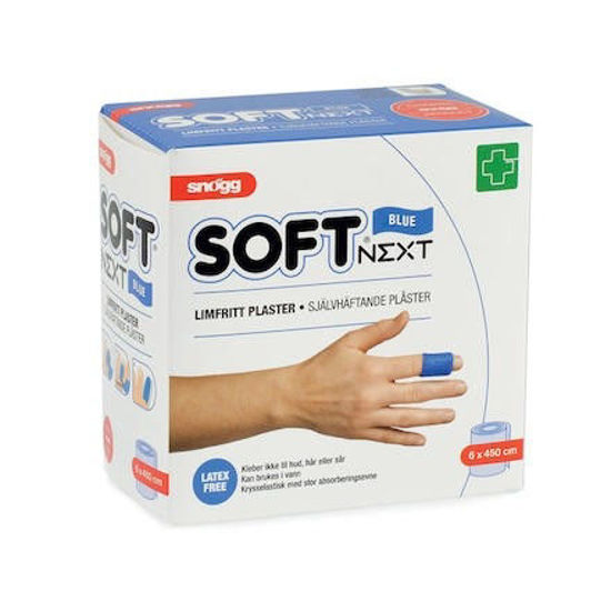 Fingerförband Soft NEXT 6x450cm Blå