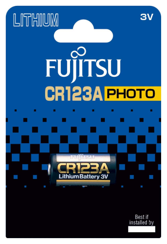 Fujitsu Batteri Foto CR123A