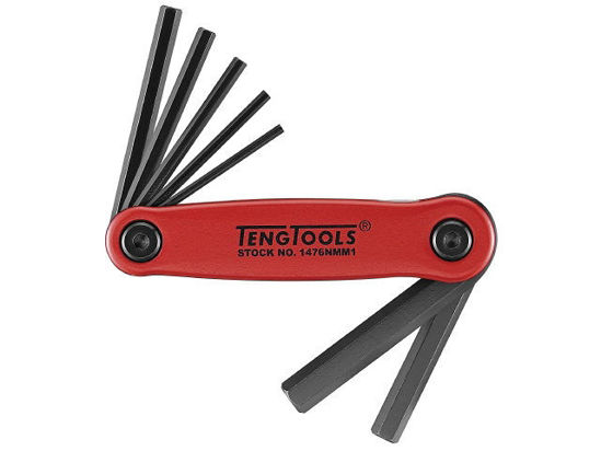 Teng Tools Sexkantnyckelsats 2.5-10mm 1476NMM1