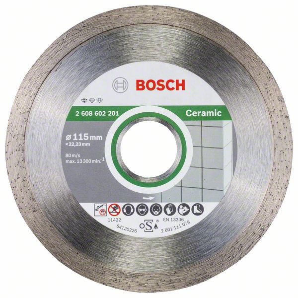 Bosch Diamantkapskiva för Keramik 115mm - med