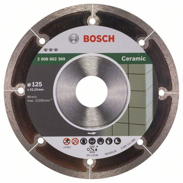 Bosch Diamantkapskiva 125x22,2 för Kakel/Klinkers - ceramic