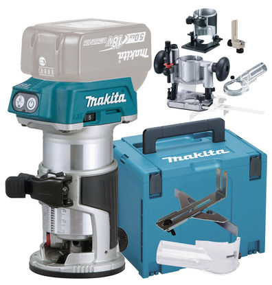 Makita DRT50ZJX5 Multifräs, 18V, inkl. tillbehör och Makpac