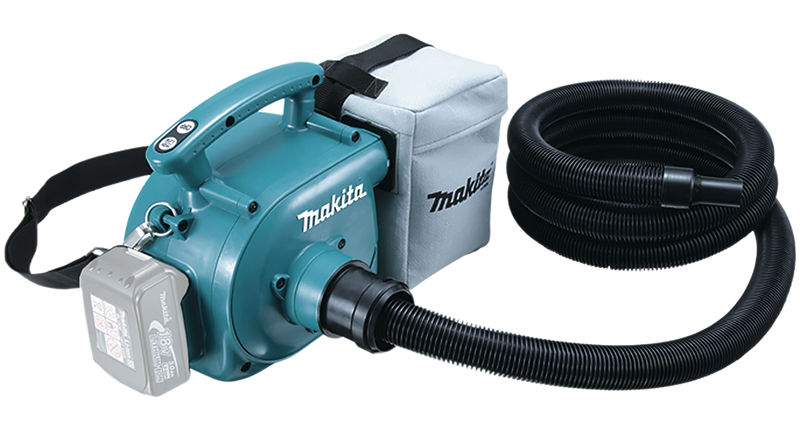 Makita DVC350Z Batteridriven Dammsugare 18V (Utan batterier) - laddare