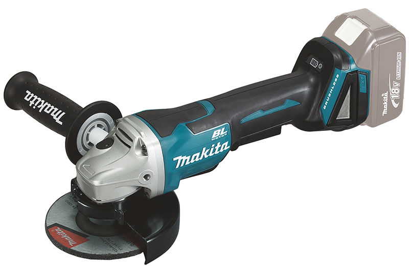 Makita DGA505Z Batteridriven Vinkelslip 18V 125mm (Utan batterier) - med
