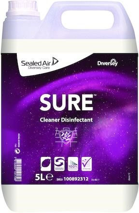 SURE Desinfektionsmedel Cleaner Disinfectant 5L - sortiment