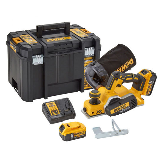 DeWalt DCP580P2 Batteridriven Hyvel 18V TSTAK (2x5,0ah)