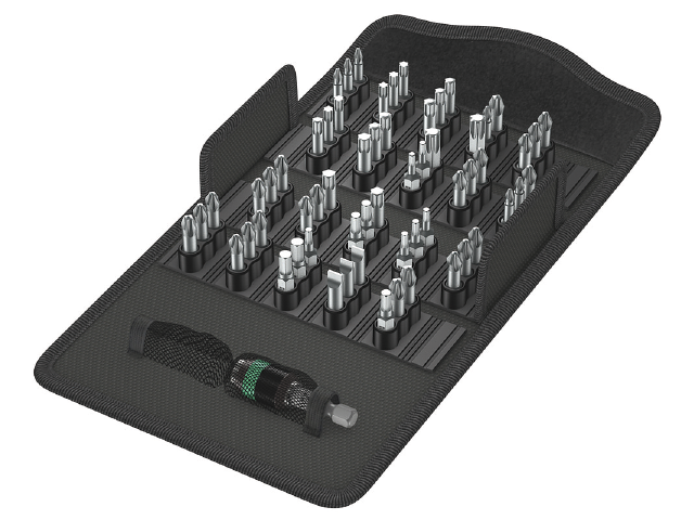 Wera Bit-Safe 61 Bitssats 61-delar BS61 Universal - med