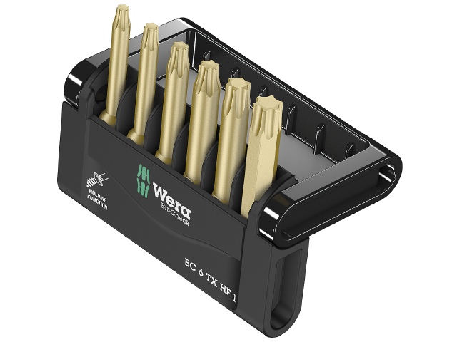 Wera BC-6 TX Bitssats TORX 6-delar - med