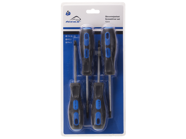 Ferax Skruvmejselsats (4-Delar) - torx