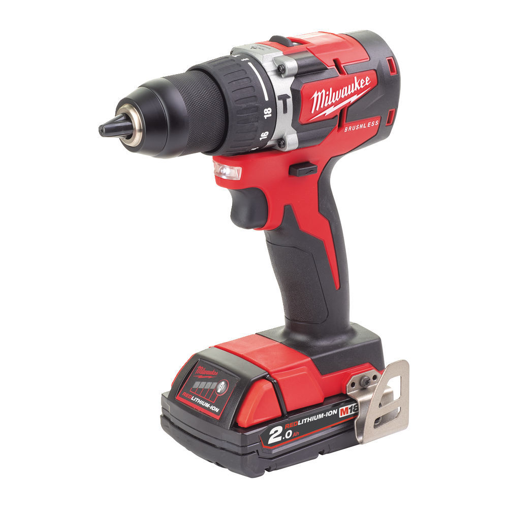 Milwaukee M18 CBLPD-202C Slagborrmaskin 18V - med