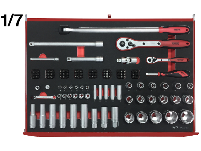 Teng Tools TCMME 179 Verktygsskåp 179-delar - verktygssats