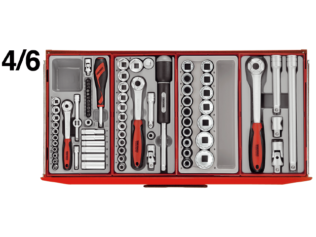 Teng Tools TCW207N Montörvagn 7-lådor - verktygssats