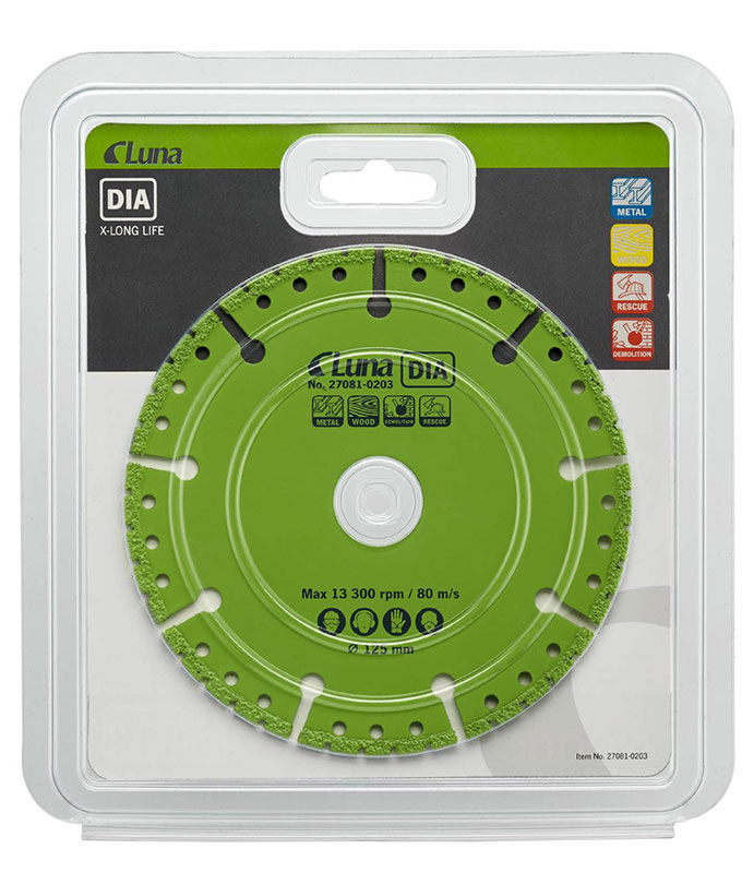 Luna Kapskiva Diamant 125mm Multimaterial