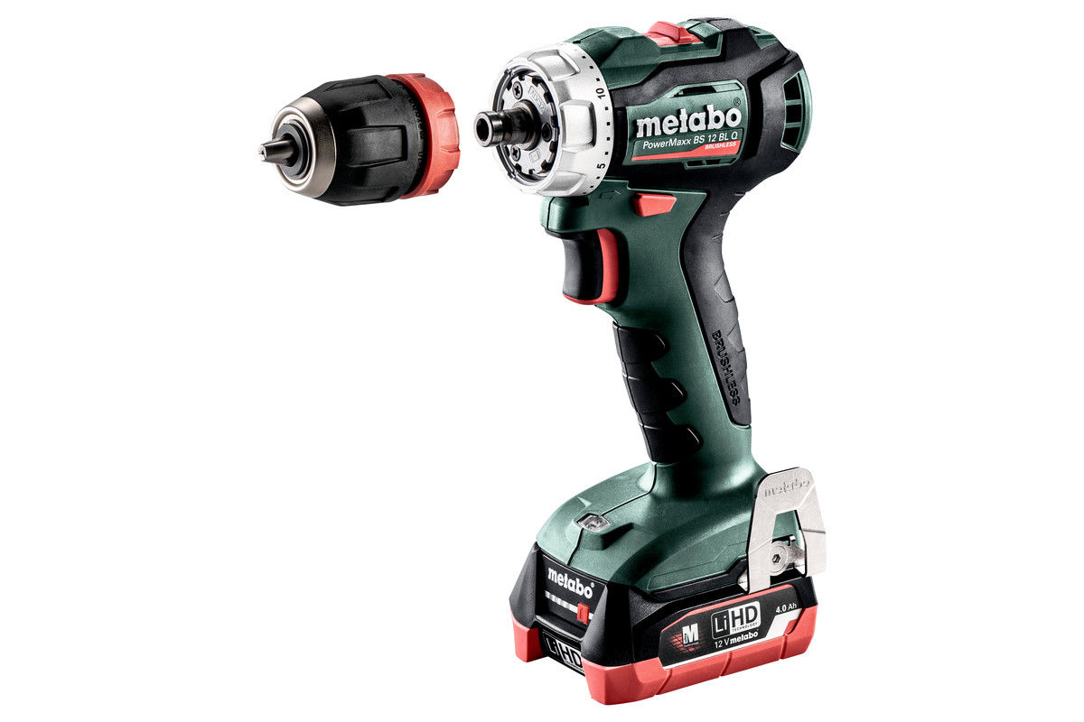 Metabo Powermaxx BS 12 BL Q Borrskruvdragare 12V Set (2x4,0ah) - pro