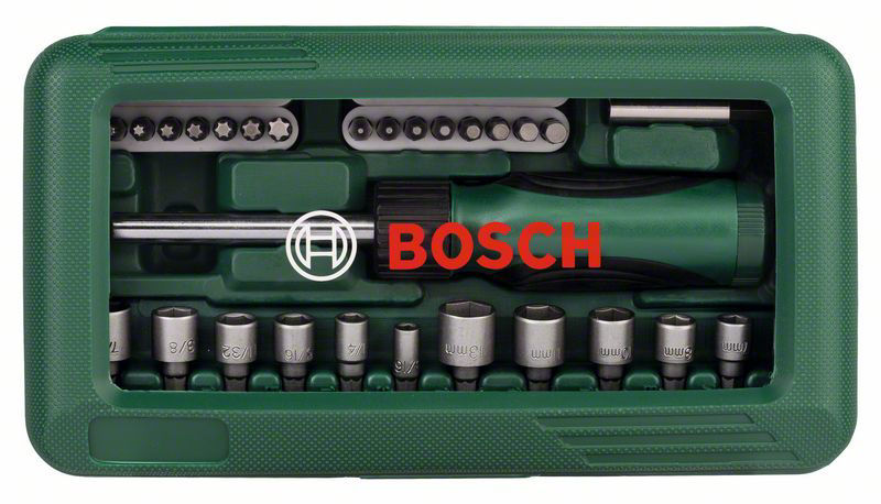 Bosch Bits-/Skruvmejselsats 46-delar GDS - förvaringslåda