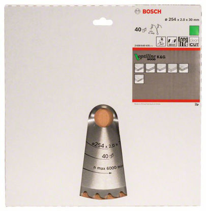 Bosch Cirkelsågsklinga 254mm 40T | toolab.se