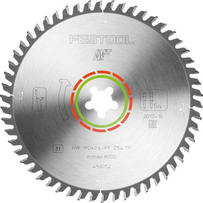 Festool Specialsågklingor 190x2,6 FF TF54